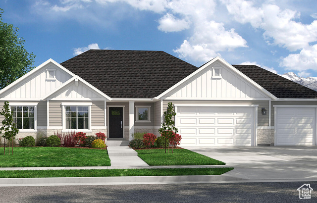 Live minutes away from the Spanish Fork sports park, SF River Trail, and a quick drive away from shopping, movie theaters, grocery stores, and more! Enjoy living in the Graham floor plan by Arive Homes- a rambler with 3 bedrooms, a spacious great room, 2.5 bathrooms, and more! Plenty of storage space comes from closets, a third bay garage, and an unfinished basement! Call today!