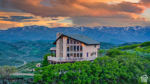 View of property view of mountains