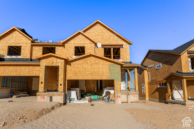 View of unfinished property