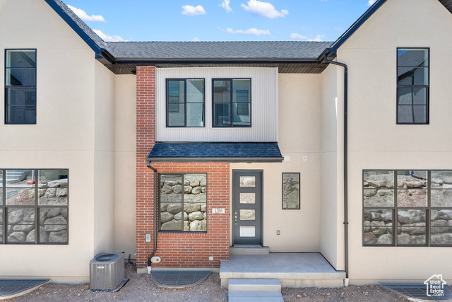 Entrance to property with central AC