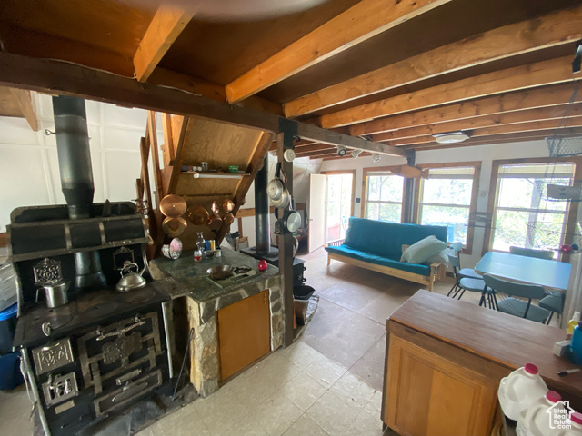 Interior Views of Cabin from kitchen area