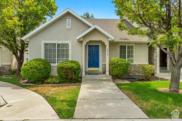 NEW Carpet & Paint & some new lighting !!! Great Location! END UNIT ! A Rare Opportunity to have a Rambler Unit and an unfinished basement that you can design to meet your own needs!!! Parks & Playgrounds in HOA and the Location is Close to Freeways, Golf Course, Thanksgiving Point, Cabelas, Shopping, Dining, Entertainment, Hospitals and Medical facilities & much more. This home in Davencourt at Pilgrims Landing is worth checking out. All Offers made on Saturday or Sunday will be Presented on the following Monday.  Please Wear the Booties over Shoes or take off shoes when looking at the home.   Square footage figures are provided as a courtesy estimate only and were obtained from county records.  Buyer is advised to obtain an independent measurement.