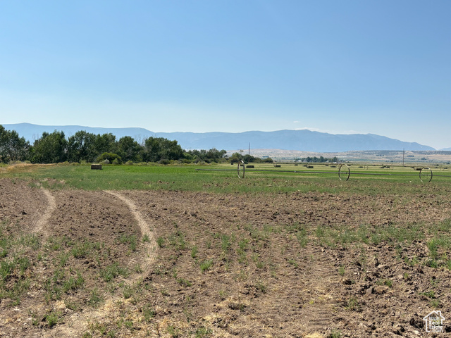 Mountain view with a rural view