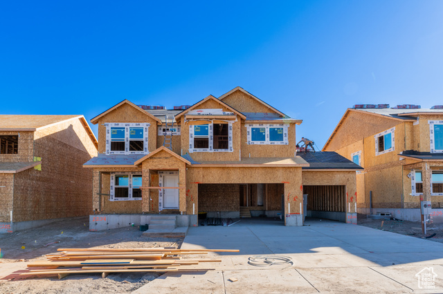 View of property in mid-construction