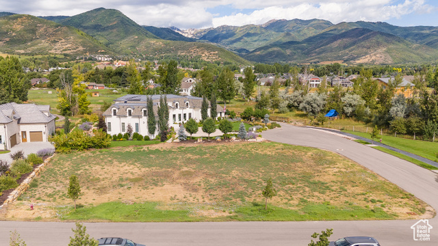 Exterior space featuring a mountain view