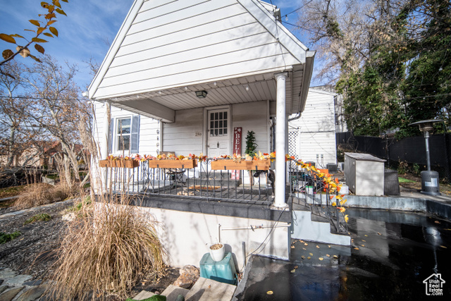 View of front of home