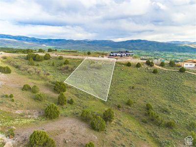 Aerial view with a mountain view and a rural view