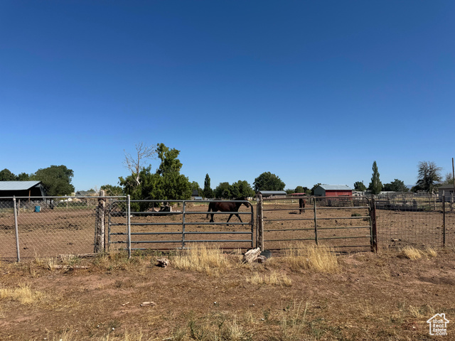 View of yard featuring a rural view