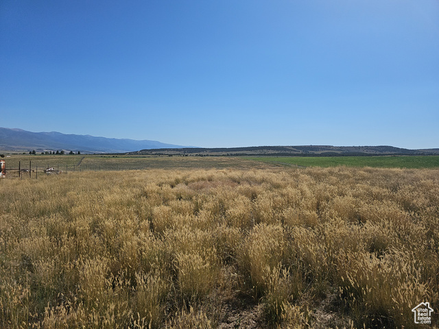 Mountain view featuring a rural view