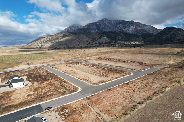 Mountain view featuring a rural view