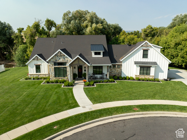 Gorgeous view of the front of the home