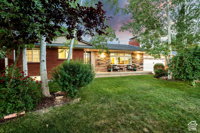 Front yard and porch