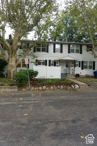 View of front of house featuring covered porch