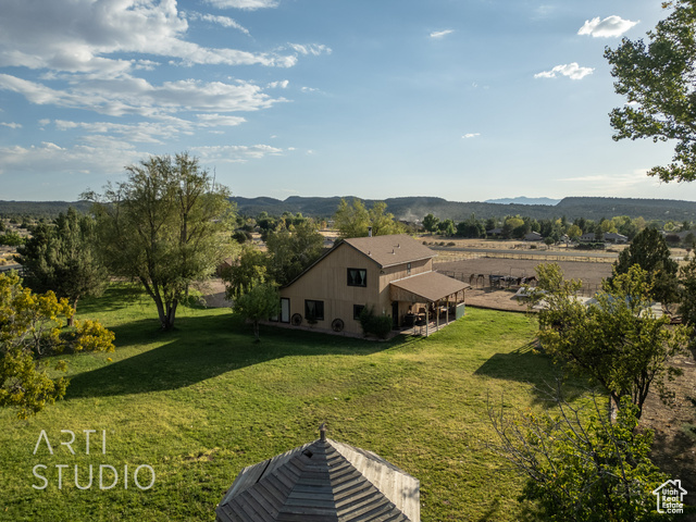 Exterior space featuring a rural view