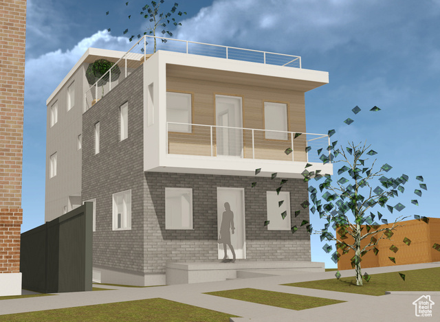 Modern home with a balcony/Rooftop