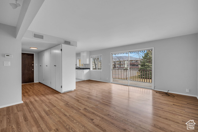 Living room + entry way