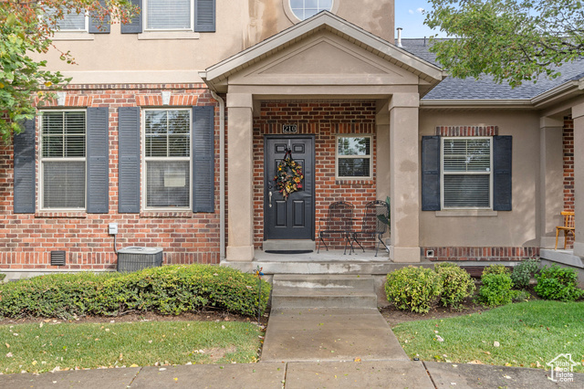 Welcome. This 3 bed, 3.5 bath home is nestled in the Clubview Townhomes at Ivory Ridge. 2 bedrooms are situated on the second level, along with the laundry room and 2 full baths. The primary suite, has walk-in closet, and adjoins large bath with separate tub/shower with private commode. On the main floor, the entry leads you to the great room. The living and dining rooms are ready for your social gatherings or a quiet night at home. The kitchen, with granite countertops, pantry, gas range and new dishwasher make meal prep a breeze. A powder room, and access to the two-car garage round out the main level. The 2nd living room greets you in the basement, with full bath, 3rd bedroom and storage room that may be used as a 4th bedroom or office space. The play area is just outside the front door. You can sit on your front porch and watch the seasons change as you admire the effect on the mature trees that protect this tranquil neighborhood. With quick access to Timpanogos Highway and American Fork Canyon, the Outlets at Traverse Mountain, and Murdock Canal Trail, this property serves as a great home base for your adventures. The Ivory Ridge Swim and Tennis Club is fantastic option for fun close to home. Square footage figures are provided as a courtesy estimate only and were obtained from county records. Buyer and Buyer's Agent are advised to verify all information.