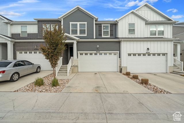 Welcome to your Lehi oasis! This modern 3-bed, 2.5 bath gem, built in 2021, spans 2,296 sq. ft. and is perfectly designed for comfort and style. The open floor plan is ideal for entertaining, flowing effortlessly into a sleek kitchen featuring quartz countertops, a spacious island, and high-end stainless steel appliances. The inviting master suite boasts a walk-in closet and a chic en-suite bathroom. With new carpet added last year, the home feels fresh and ready for its new owners. Enjoy the convenience of a two-car garage, central air, and an unfinished basement that awaits your personal touch. Step outside to a cozy backyard-a perfect spot for barbecues or relaxing evenings. Nestled in a prime location within a vibrant community, you'll have access to a pool, sports courts, parks, and a clubhouse, with schools, shopping, and major highways just minutes away. All information provided deemed reliable but Buyer/ Buyers agent to verify all information