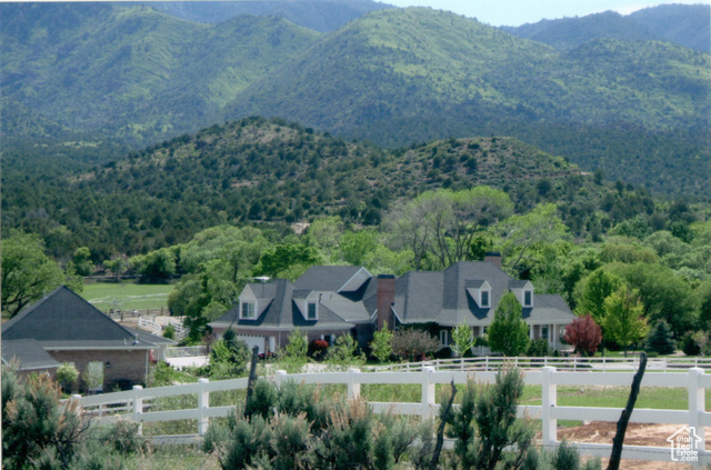 Aerial view featuring a Pine Valley mountain view and privacy