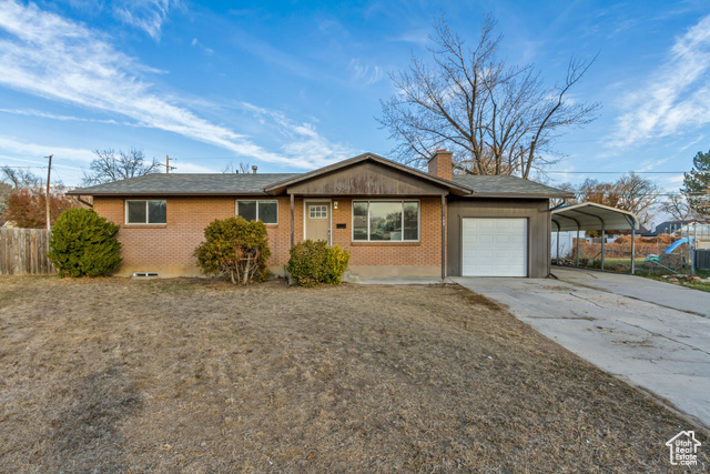 Nestled in a quiet cul-de-sac within the sought-after Parkside Plaza subdivision, this charming 5-bedroom, 3-bathroom rambler offers the perfect blend of convenience and comfort. Located in the heart of American Fork, you'll enjoy easy access to State Street, American Fork Main Street, and I-15, as well as nearby Rotary and Centennial Parks for outdoor recreation and entertainment. The home features a desirable single-level layout with the Primary Suite conveniently located on the main floor. The updated kitchen is a chef's dream, featuring stainless steel appliances and elegant granite countertops-ideal for both cooking and entertaining. The fully finished basement expands your living space with a spacious Family Room, perfect for relaxation and entertainment. It also includes two generously sized bedrooms, offering versatile options for guests, a home office, or additional family members. Outside, you'll appreciate the convenience of a 1-car garage and adjacent 1-car carport, with extra parking in the driveway for guests. Enjoy stunning mountain views that surround this peaceful cul-de-sac setting, providing a serene backdrop for your everyday living. Don't miss the opportunity to call this peaceful, centrally-located neighborhood your new home! Reach out to schedule a private showing today! Buyer/Buyer's Agent to verify all info.