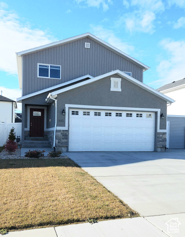 There is plenty of time to get in to this beautiful, practically brand new house just in time for the holidays! And boy....what an awesome gift for you, to make this awesome place your new home!  Situated in a beautiful neighborhood in American Fork, close to many amenities, and with a stunning view of the mountains, sits this beautiful 4 bedroom, 2 1/2 bathroom home. The main floor has an open floor plan with a  1/2 bath, perfect  for gathering and entertaining. Upstairs you will find the Primary bedroom with an attached bathroom, and 3 other bedrooms with another full bathroom. The laundry room is also on the second floor saving you from having to haul laundry up and down the stairs, and there is ample storage everywhere you turn. The basement is unfinishedd. It's plumbed for a bathroom and more rooms and is ready for your finishing touches. This place is the perfect place to settle down and enjoy life in. So don't wait. Come by, walk around, fall in love and make us an offer. Buyer to verify all