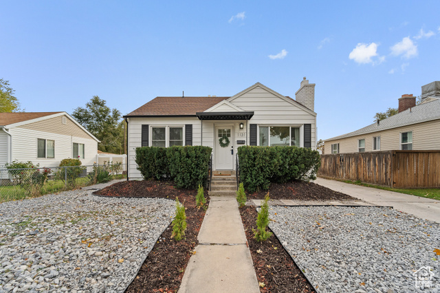 View of bungalow-style house