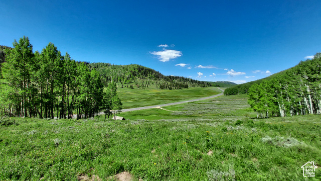 Mountain view with a rural view