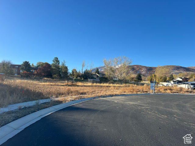 View of road featuring a mountain view