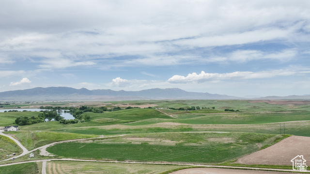 View of mountain feature with a water view