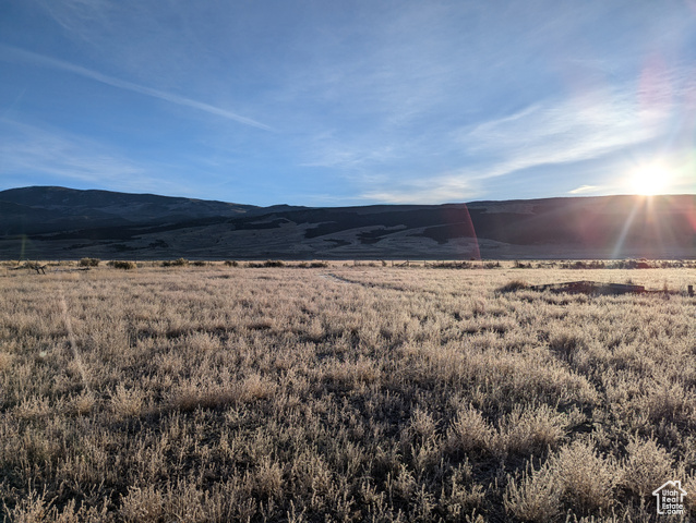 Property view of mountains featuring a rural view