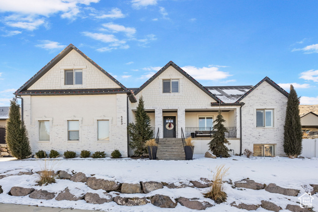 The Bench of Rose Crest. Walking distance to schools, Black Ridge Reservoir, and hiking trails. Herriman offers the best outdoor recreation on the west side and perfect for sports enthusiasts with rugby, soccer and soon baseball games all in reach.  But THIS HOME offers beautiful mountain views from the over 5500 square-foot home & is perfectly designed inside and out whether that is just for you to enjoy or to WOW those you host! Highlights: Primary retreat on the main with luxury multi-headed shower. Large office/bonus area. So much square footage you won't even miss the entirely separate entranced 2 Bed/1 Bath living quarters downstairs. Enjoy relaxing in your private backyard hot tub as the deer graze and quail run in this quiet neighborhood.  This neighborhood is known for its families, kids, and deep sense of community. There is so much more! Schedule your private showing today! Comparable homes with separate entrance basements with 2/1 kitchen and laundry rent from $1600-2000 a month. Creating the potential to have more home for essentially no extra cost. Buyer is advised to do their own research of rental rates. Square footage figures are provided as a courtesy estimate only and were obtained from tax records .  Buyer is advised to obtain an independent measurement.