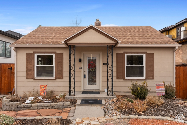 View of front of home