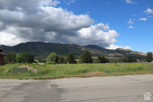 Mountain view featuring a rural view