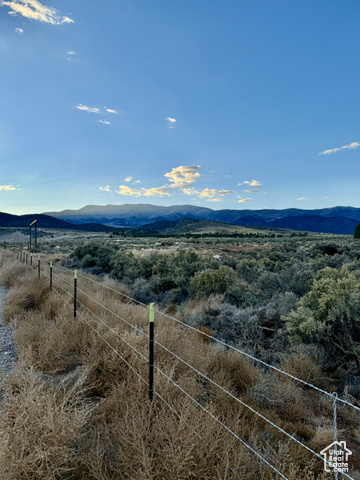 View of mountain feature with a rural view