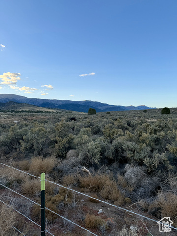 View of mountain feature with a rural view