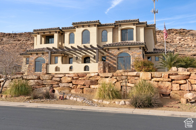 View of mediterranean / spanish house