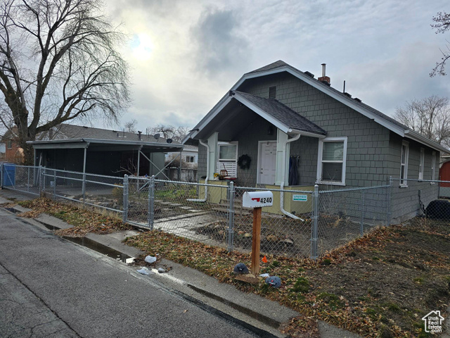 View of bungalow-style house