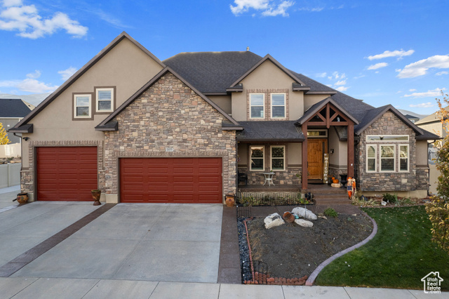 View of craftsman-style home