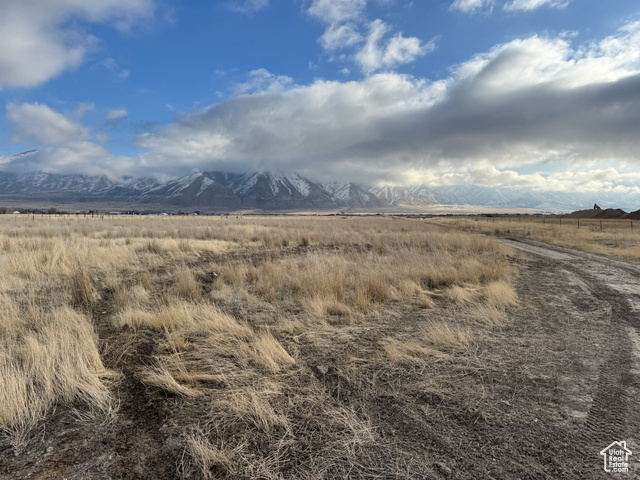 View of mountain feature with a rural view