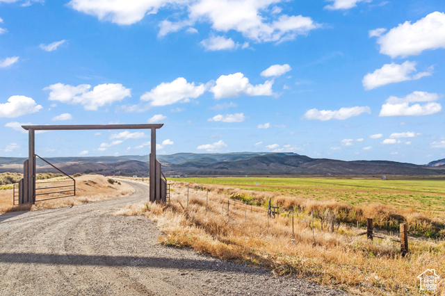 Property view of mountains featuring a rural view