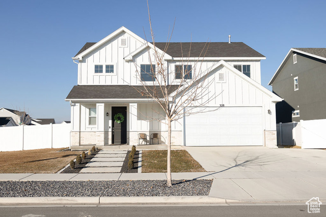 "Welcome to this meticulously maintained home in desirable American Fork. Featuring 3 spacious bedrooms and 2.5 bathrooms, this corner lot property makes an impressive statement with its stunning curb appeal and fully landscaped yard. The thoughtfully designed open floor plan creates a seamless flow between living spaces, perfect for both entertaining and everyday living. Step outside to find a generously sized patio ideal for outdoor gatherings, complete with a fully fenced yard offering privacy and security. The attached 2-car garage provides ample space for vehicles and storage. Throughout the home, you'll discover carefully selected upgrades that blend style with functionality. The prime location offers easy access to local amenities, schools, and major commute routes, making this more than just a house  it's a perfectly positioned home ready for its new owners.  All information, figures, and documentation provided as a courtesy, buyer to verify all information.