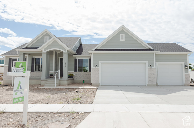 New listing near the edge of Spanish Fork River! Vaulted and boxed ceilings throughout elevate everything in the home. 3 bedrooms and 2.5 bathrooms give you plenty of room to spread out. A 2' extension on the dining room adds more space and larger windows. A laundry room has a window to allow natural light in, and there's plenty of room to add cabinetry or shelving in the future. A 3-bay garage and unfinished basement give you extra storage space. The basement is a unique walkout with stairs into the backyard. Photos may reflect options that are not included in the listing; contact listing agent for details.