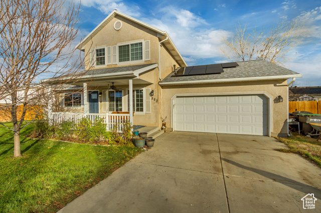 Come see this cute home in an amazing West Provo neighborhood! The owners have loved this home and have invested a lot into this home assuming they would be here for another decade! Plans change and the new owner will benefit from the quality and newness of the following upgrades: New roof and solar (paid off) were installed in 2021. In 2023 new windows and new high efficiency furnace/AC and tankless water heater were installed as well as new front and back doors. In 2024 the owners remodeled the downstairs bathroom and installed permanent LED holiday lights! In the last 5 years a new water softener and RO system were also installed. With so many big ticket items new and improved, the new owner can focus on the fun stuff like remodeling the kitchen to their taste! This home is a quick 2 block walk to the scenic Provo River Trail and near some of the best schools in Provo! You're also close to freeway access, BYU and UVU. Owner to verify all listing information. Square footage figures are provided as a courtesy estimate only and were obtained from county records.