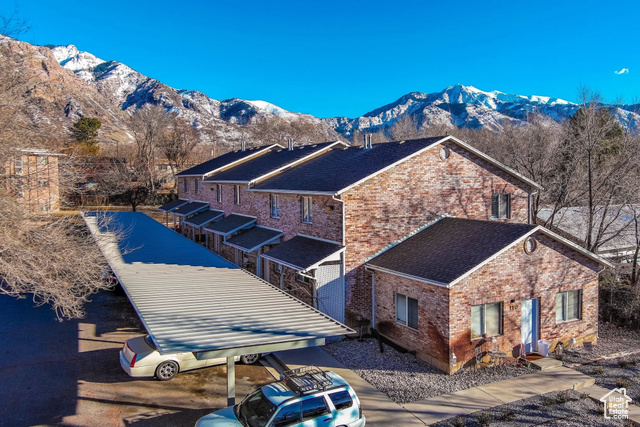 Exterior with a mountain view