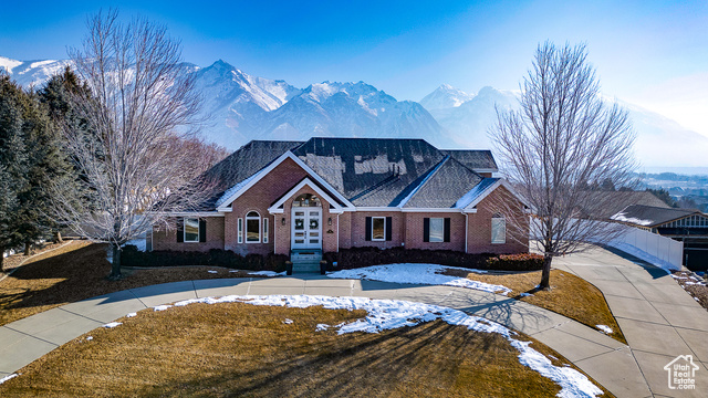 Breathtaking home inside and out, don't lift a finger! Fully renovated throughout with premium upgrades and fixtures. This stunning property offers main level living with a bright open layout, beautiful mountain views,  gourmet kitchen with expansive island, high-end appliances and custom walk-in butler pantry. Experience spa-like living in your private, spacious primary suite offering dual vanities, euro enclosed shower, soaker tub, heated zone controlled tile flooring, and an amazing custom walk in closet! Second level offers large a bedroom suite with walk in closet and seating area with views of Timpanogos, a second spacious bedroom and a full bath. Expand your living space to the fully finished basement with huge family/rec room with wet bar. Two bedrooms, full bath, laundry room, finished flex space perfect for storage or use as a den/exercise/theatre room and additional storage in the utility room! Bring your animal and toys with plenty of room on this 1.12 acre lot! All new vinyl fencing and landscaping to accommodate barn/shop with electrical, gas and potable water stubbed. New landscaping includes water feature, stone stairs, retaining wall, and shed with electrical. New 30 year roof, new windows throughout, new 50 gallon water heater, new epoxy flooring in garage and roughed electrical for EV charging. Better than new, this meticulous property has so much to offer!   Square footage figures are provided as a courtesy estimate only. Buyer is advised to obtain an independent measurement.