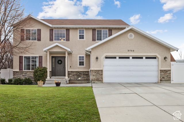 **Open House  Saturday, Feb 22nd | 11 AM - 3 PM** Welcome to this stunning 4-bedroom, 3.5-bathroom home, perfectly nestled in one of Riverton's most desirable neighborhoods! Situated on a spacious .23-acre lot, this beautifully maintained home offers the perfect blend of comfort, style, and functionality. Inside, you'll find an inviting floor plan designed for living and entertaining. Upstairs, you'll find three spacious bedrooms, including the primary suite with its own private en-suite, including: a separate jetted tub, a walk-in shower, and dual his-and-hers closets for ample storage. The fully finished basement provides a cozy family room/game area, an additional bedroom, and a full bathroom, ideal for guests or extra living space. Step outside to your own private oasis! The expansive, fully fenced backyard is an entertainer's dream, featuring a large covered patio, perfect for barbecues and outdoor dining. Gather around the built-in firepit on summer nights, roast marshmallows, or simply unwind in this peaceful retreat. With plenty of storage space and thoughtful upgrades throughout, this home is as practical as it is charming. Located just minutes from shopping, dining, medical needs, and freeway access, this home offers the perfect balance of convenience and quality of life. Don't miss your chance to make this incredible home yours, and schedule a showing today!