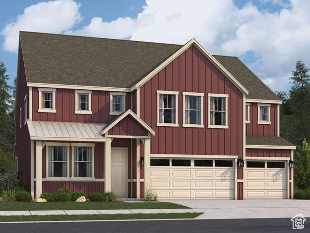 Jordanelle Ridge - #338 - Teton. Offering up to $20,000 towards financing through Lennar Mortgage! Accepting offers until 2/28 at 5pm. Please bring your highest and best offer. Estimated completion in May. This plan features 5 bedrooms, a small loft area, 3 bathrooms, a 3-bay garage and a full, unfinished WALKOUT basement! On the main floor, you will find the spacious family room, a large kitchen with white craftsman style cabinets, white quartz countertops with grey veining, and stainless steel appliances including gas range and refrigerator! Plus, a spacious guest bedroom and full bathroom on the main floor. The second floor has four bedrooms including the owner's suite and a secondary full bathroom. Square footage figures are provided as a courtesy estimate only and were obtained from builder. Buyer is advised to obtain an independent measurement. Interior photos are of same style of home but not actual home.