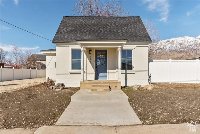 This beautiful pioneer home was freshly updated with ALL modern amenities. This home features a surprisingly spacious living area with amazing views of Timpanogos Mountain. A few of the new features include: New roof, Furnace, electric, plumbing, flooring, windows, Bathroom, Kitchen and more.    Square footage figures are provided as a courtesy estimate only and were obtained from County records and personal measurement.  Buyer is advised to obtain an independent measurement.