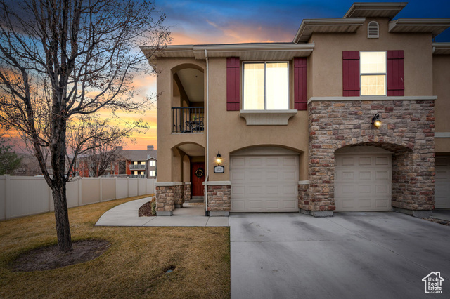 Charming, Clean, Move-In Ready Townhome in the Heart of Pleasant Grove!  This gorgeous end-unit townhome offers the perfect blend of comfort, convenience, and modern living. Featuring 2 bedrooms and 2 bathrooms, this meticulously maintained home includes new carpet and durable LVP flooring throughout. The expansive master suite boasts a private en-suite bath with a spacious walk-in closet for all your storage needs. Nestled in a vibrant, friendly community, you'll enjoy top-notch amenities, including a pool, clubhouse, basketball court, playgrounds, and even a hot tub- perfect for relaxation and gatherings. Plus, snow removal is included for hassle-free winters. This townhome offers a coveted location near shopping centers, entertainment venues, dining options, and effortless connectivity to I-15. Whether you're relaxing at home, unwinding in the hot tub, or enjoying time with the kids at the pool and playground, this home truly has something for everyone. Don't miss this incredible opportunity- schedule your showing today!  Square footage figures are provided as a courtesy estimate only and were obtained from county records . Buyer is advised to obtain an independent measurement.