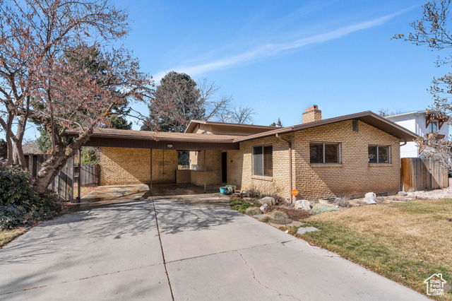 Now available...this charming, mid-century home, with its cul-de-sac location on Provo's east bench! The home's open space is ahead of its time. The mature trees (the beautiful magnolia in the front yard will bloom again this spring), private backyard, and a neighborhood with beautiful views will have you feeling right at home. Quick access to shopping, BYU, entertainment, and Provo's Rock Canyon park boast an amazing location. All information, figures, and documentation provided as a courtesy, buyer to verify all information.